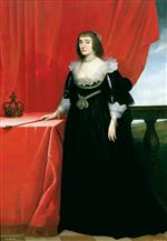 Gerrit van Honthorst - Bilder Gemälde - Elizabeth, Queen of Bohemia