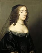 Gerrit van Honthorst - Bilder Gemälde - Elizabeth, Queen of Bohemia