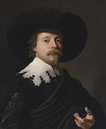 Gerrit van Honthorst  - Bilder Gemälde - Portrait of a Gentleman