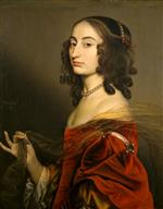 Gerrit van Honthorst  - Bilder Gemälde - Princess Louise Hollandine, Princess Palatine, Abbess of Maubuisson