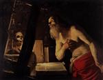 Gerrit van Honthorst  - Bilder Gemälde - St Jerome