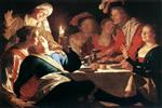 Gerrit van Honthorst  - Bilder Gemälde - The Prodigal Son