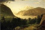 John Frederick Kensett  - Bilder Gemälde - Hudson River Scene