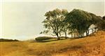 John Frederick Kensett  - Bilder Gemälde - Landscape with Figure