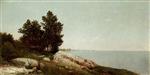 John Frederick Kensett  - Bilder Gemälde - Long Island Sound at Dawn