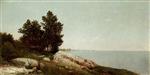 John Frederick Kensett  - Bilder Gemälde - Long Island Sound at Dawn