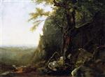 John Frederick Kensett  - Bilder Gemälde - Mountain Landscape