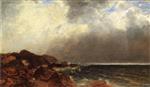 John Frederick Kensett  - Bilder Gemälde - Narragansett Coast