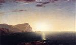 John Frederick Kensett  - Bilder Gemälde - New England Sunrise