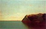 John Frederick Kensett  - Bilder Gemälde - Newport Rocks
