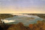 John Frederick Kensett  - Bilder Gemälde - Niagara Falls and the Rapids