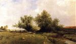 John Frederick Kensett  - Bilder Gemälde - Rhode Island Meadow