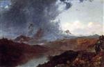 John Frederick Kensett  - Bilder Gemälde - Storm Western Colorado