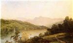 John Frederick Kensett  - Bilder Gemälde - The Langsdale Pike