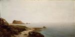 John Frederick Kensett  - Bilder Gemälde - The Rocks at Newport, Rhode Island