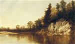 John Frederick Kensett  - Bilder Gemälde - The Still Pool