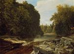 John Frederick Kensett  - Bilder Gemälde - Trenton Falls, New York