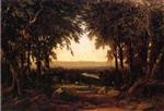 John Frederick Kensett  - Bilder Gemälde - View from Richmond Hill