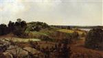 John Frederick Kensett  - Bilder Gemälde - View of Rhode Island