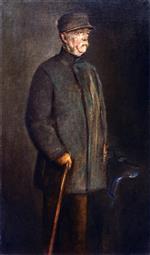 Franz von Lenbach - Bilder Gemälde - Bismarck as Hunter