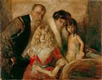 Franz von Lenbach  - paintings - Family Portrait