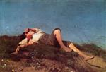 Franz von Lenbach  - paintings - Hirtenknabe