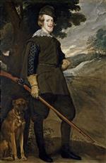 Franz von Lenbach  - paintings - King Philip IV of Spain in Hunting Costume