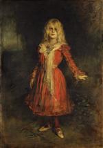 Franz von Lenbach - Bilder Gemälde - Marion Lenbach, the Artist's Daughter