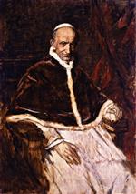 Franz von Lenbach  - paintings - Pope Leo XIII