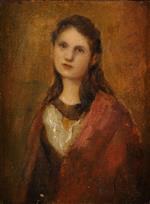 Franz von Lenbach  - paintings - Portrait of a Lady