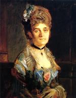 Franz von Lenbach  - paintings - Portrait of Countess Zecheny