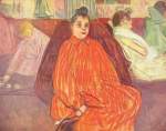 Henri de Toulouse Lautrec - Peintures - Le divan