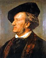 Franz von Lenbach  - Bilder Gemälde - Richard Wagner