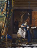 Jan Vermeer van Delft - paintings - Allegorie des Glaubens