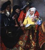 Jan Vermeer van Delft - Bilder Gemälde - Bei der Kupplerin