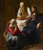 Jan Vermeer van Delft - Bilder Gemälde - Christus bei Maria und Martha