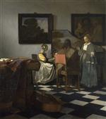 Jan Vermeer van Delft - Bilder Gemälde - Das Konzert