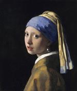 Jan Vermeer van Delft - paintings - Das Mädchen mit dem Perlenohrgehänge