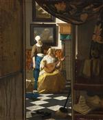 Jan Vermeer van Delft - Bilder Gemälde - Der Liebesbrief