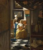 Jan Vermeer van Delft - paintings - Der Liebesbrief