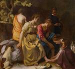 Jan Vermeer van Delft - paintings - Diana mit ihren Gefährtinnen