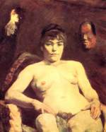 Henri de Toulouse Lautrec - Bilder Gemälde - Die dicke Marie