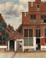 Jan Vermeer van Delft - Bilder Gemälde - Straße in Delft