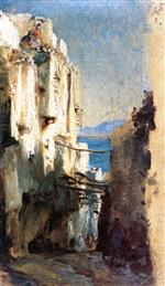 Felix Ziem - Bilder Gemälde - Alger, vieille rue