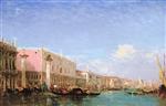Felix Ziem  - Bilder Gemälde - Le Quai des Esclaves, Venise