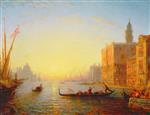 Felix Ziem  - Bilder Gemälde - Venice, Evening