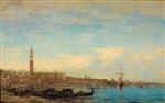 Felix Ziem  - Bilder Gemälde - Vue de Venise, lumière du matin