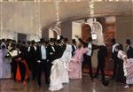 Jean Beraud - Bilder Gemälde - An Argument in the Corridors of the Opera