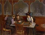 Jean Beraud - Bilder Gemälde - At the Cafe