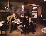 Jean Beraud - Bilder Gemälde - Au Bistro